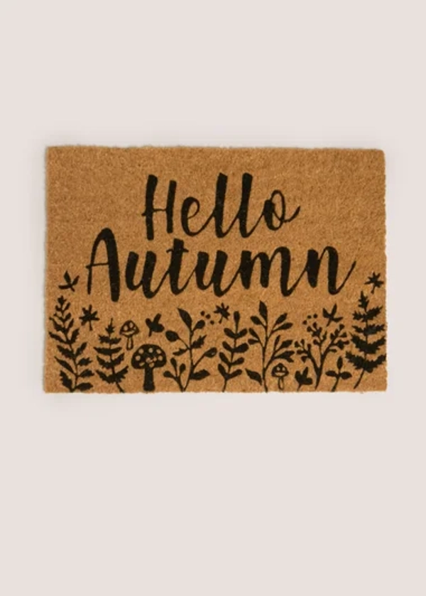 Hello Autumn Slogan Doormat