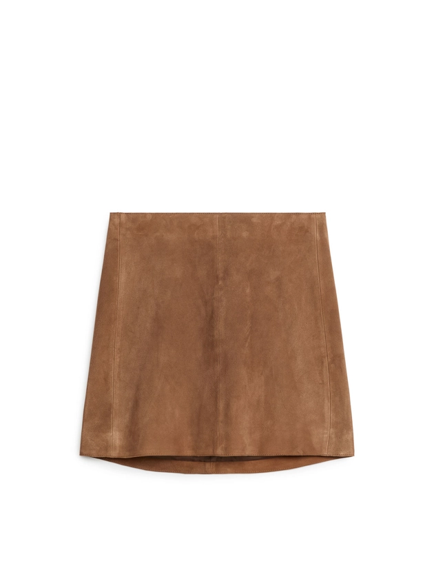 Suede Mini Skirt