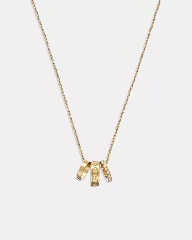 COACH® Outlet | Signature Rondell Necklace