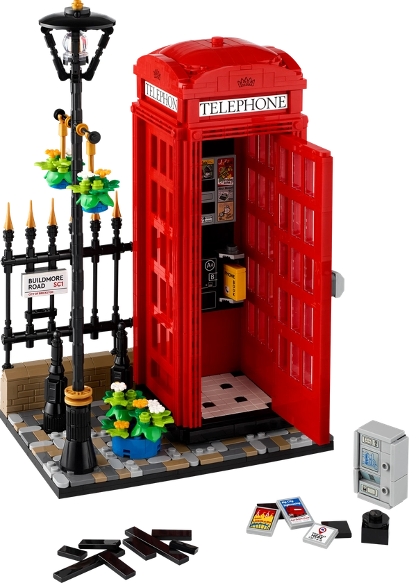 Red London Telephone Box 21347 | Ideas | Buy online at the Official LEGO® Shop US