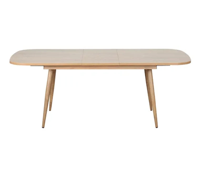 Table à manger extensible 160-200 x 90 cm COLUMBUS imitation chêne - Table BUT