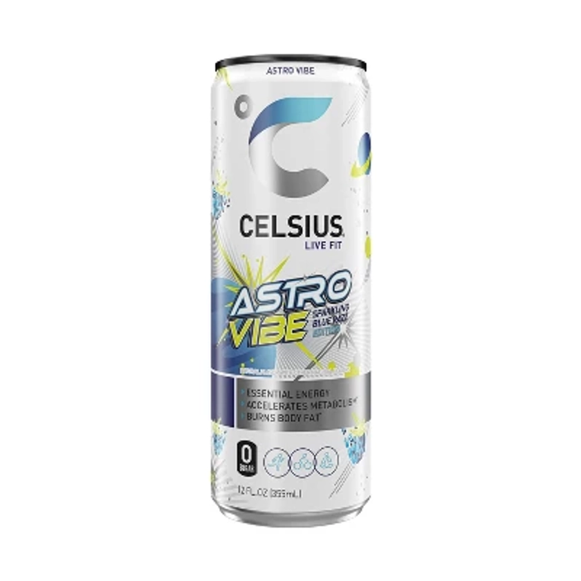 Celsius Astro Vibe Sparkling Energy Drink - 12 fl oz Can