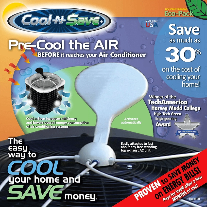 The Original, Patented Cool-n-Save AC Misting Kit