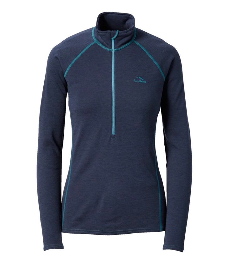 Women's Cresta Midweight 250 T-Zip Top | Base Layers at L.L.Bean