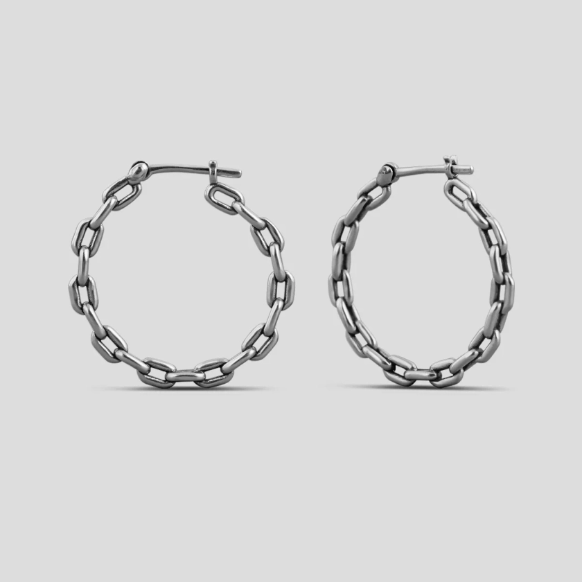 INDUSTRIAL CHAIN EARRINGS