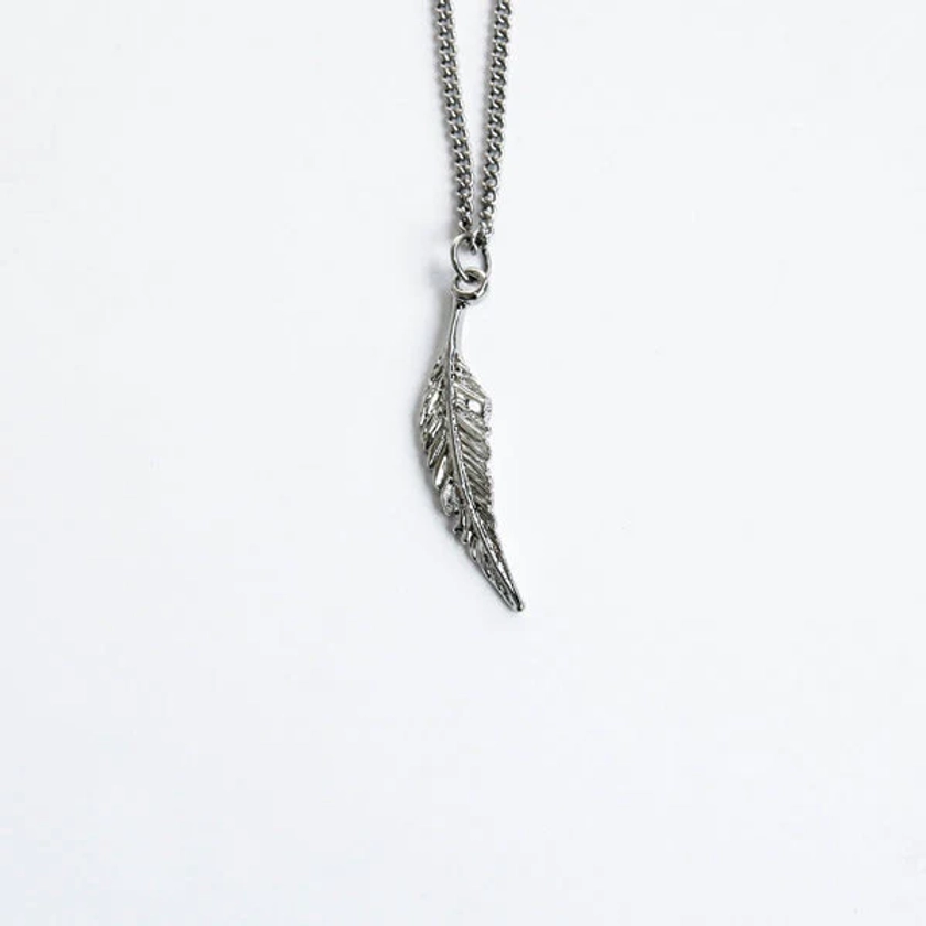 [WANDERING YOUTH] Seasonless Feather Necklace
