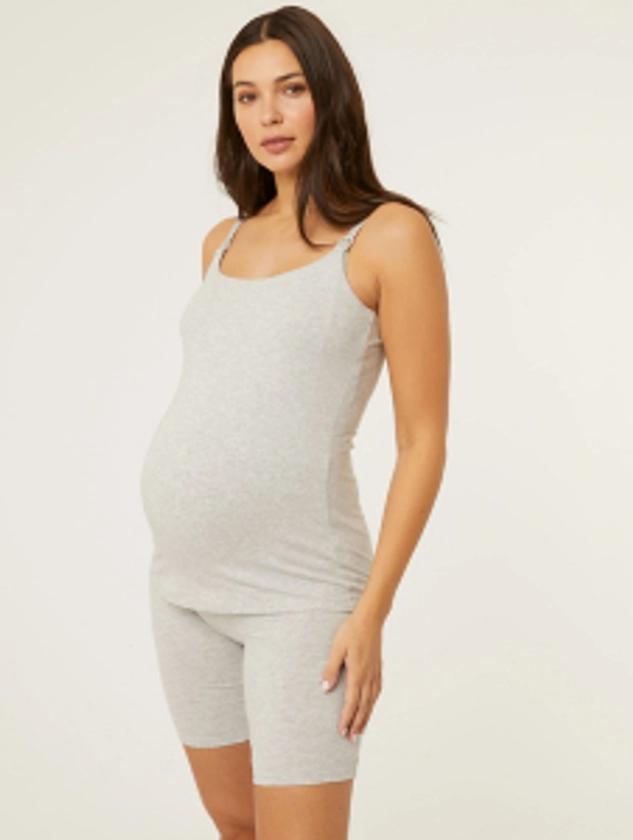 Maternity Grey Nursing Vest