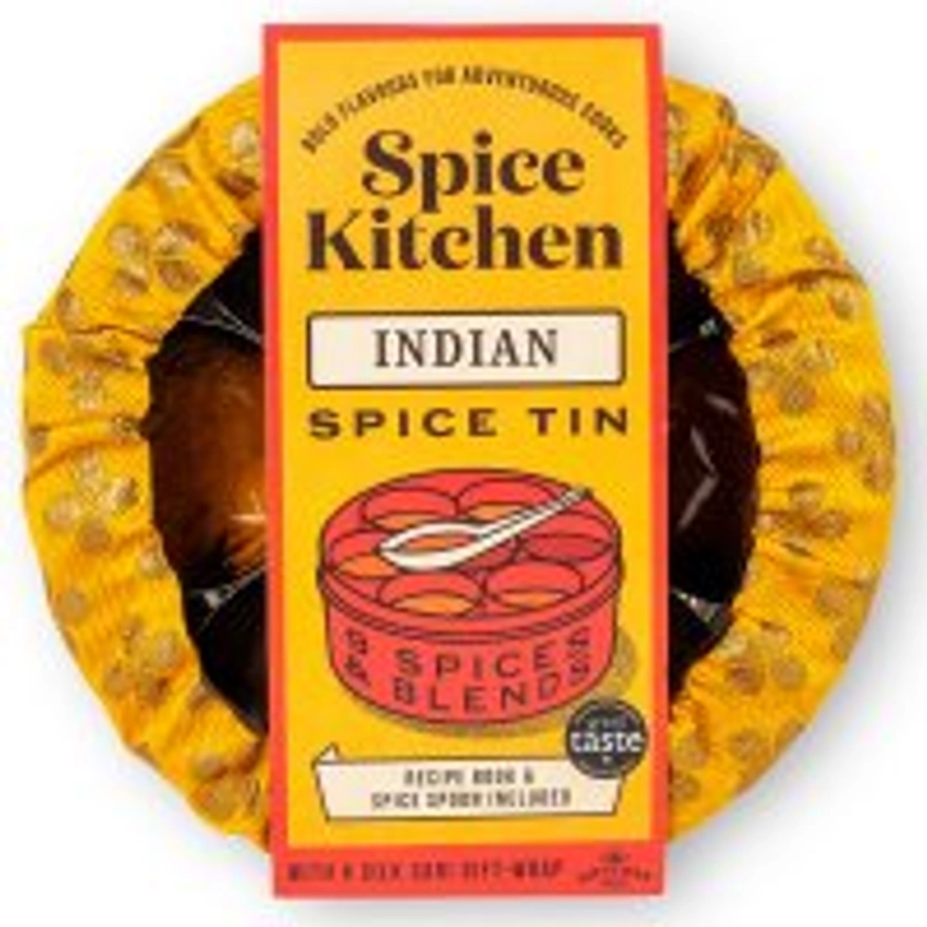 Indian Spice Gift Tin with Sari Wrap - Spice Kitchen
