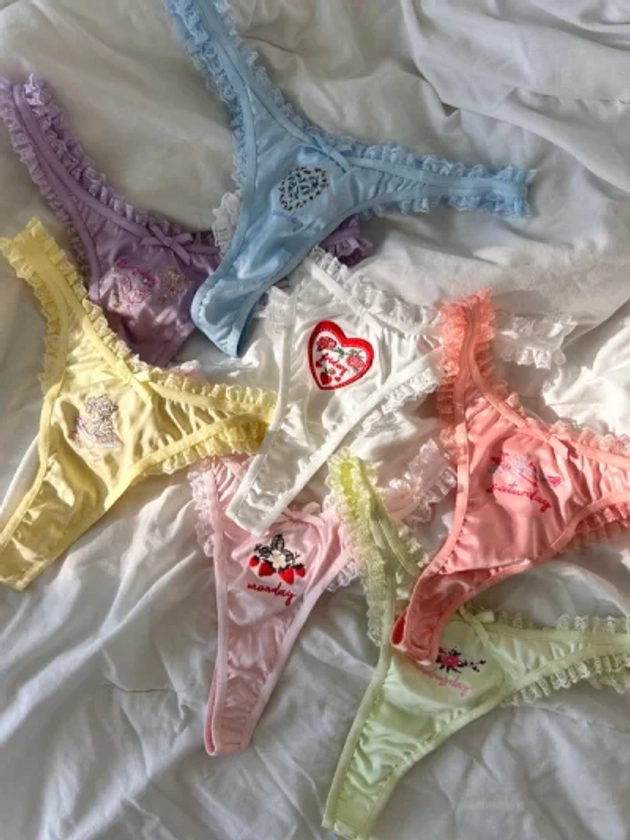 Days of The Week Panty Pack — Multi