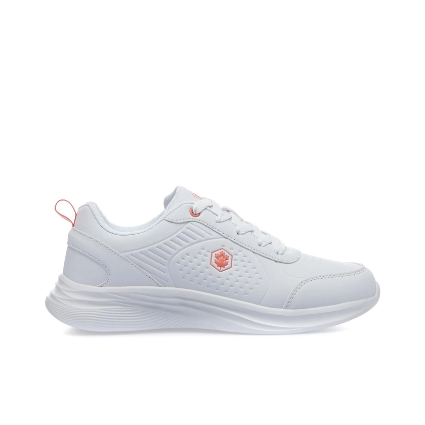 Sneakers bianche con logo laterale