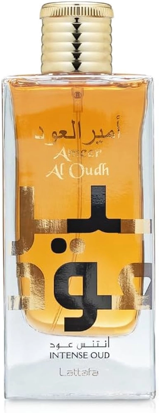 Lattafa Ameer Al Oud Intense Oud for Unisex Eau de Parfum Spray, 3.4 Ounce