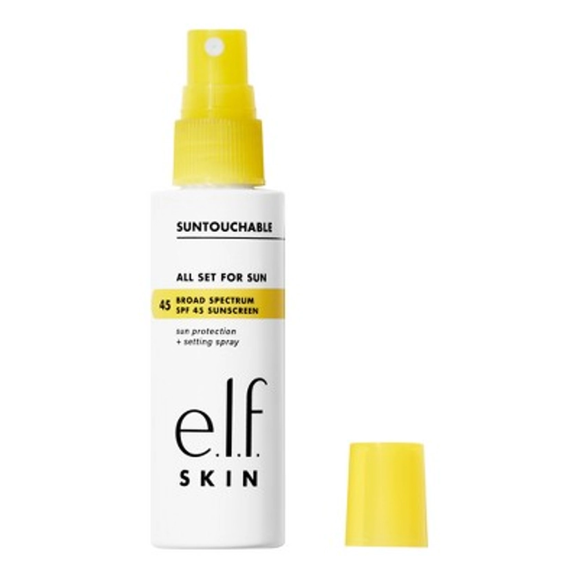 e.l.f. SKIN Suntouchable All Set For Sun Sunscreen - SPF 45 - 2 fl oz