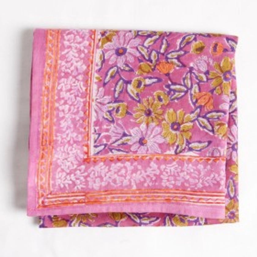 Foulard Indien - Meera Orchidée