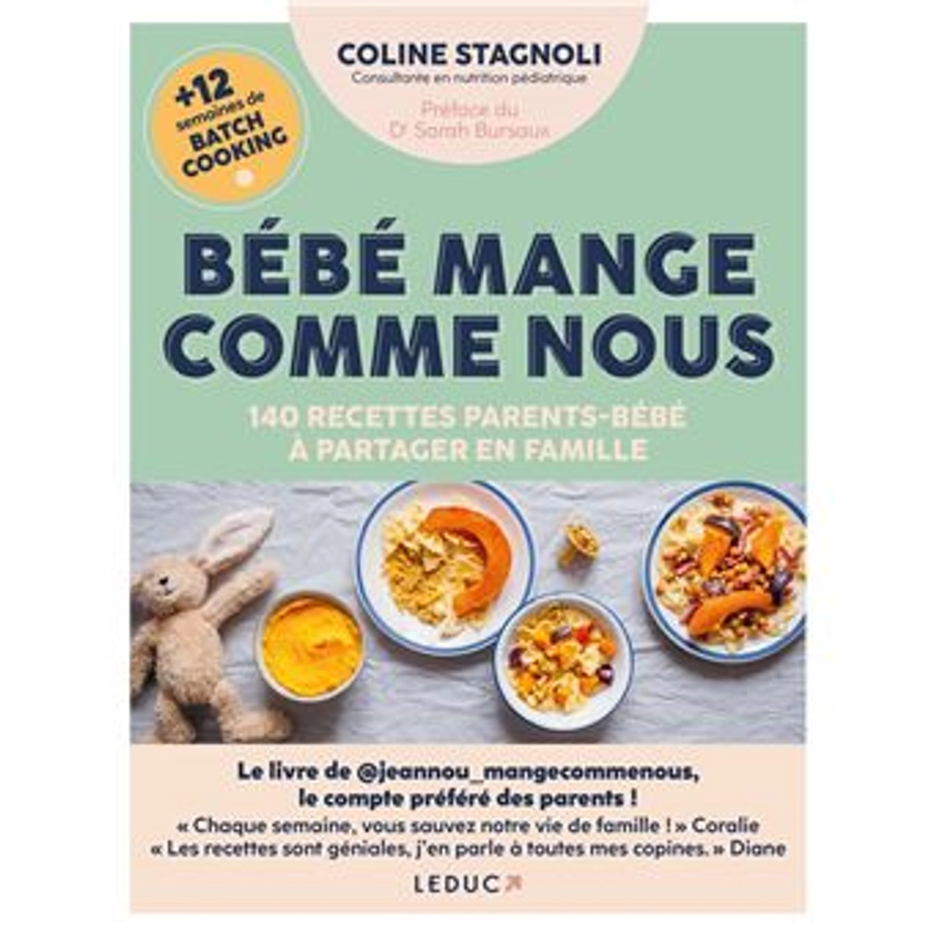 Bébé mange comme nous : 140 recettes parents-bébé à partager en famille