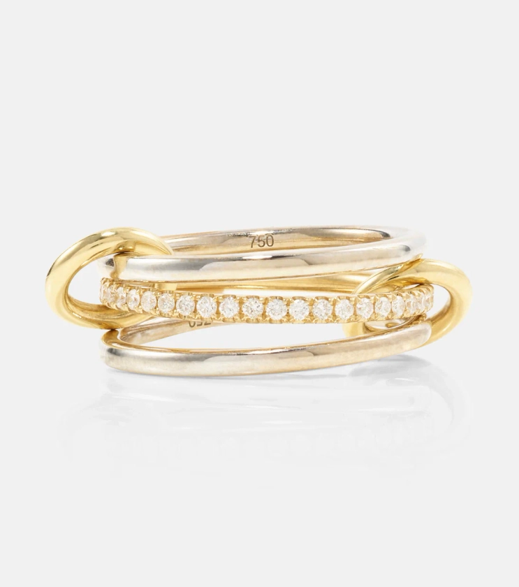 Bague Sonny en or 18 ct et diamants en métallisé – Spinelli Kilcollin | Mytheresa