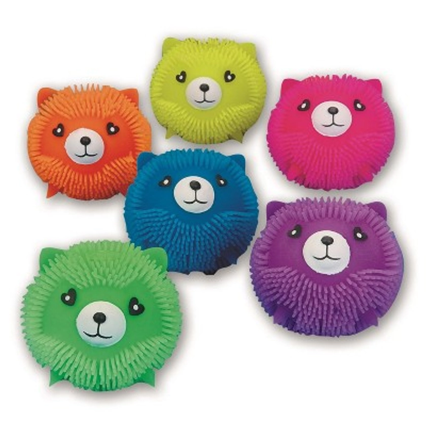 S&S Worldwide Kitty Cat Puffer Balls Pk6