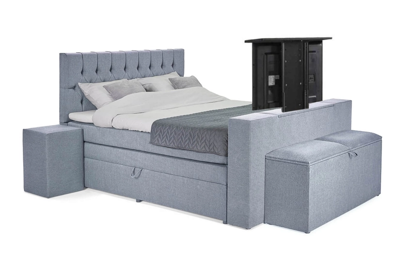 Boxspring Alexia LuxuryLine met Opbergruimte - Beddenleeuw