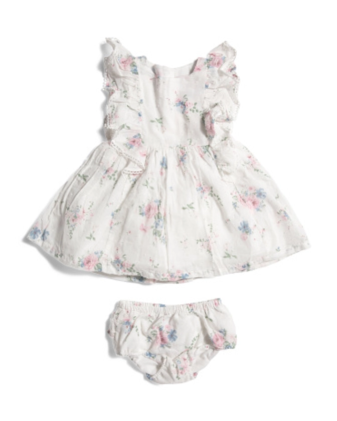 Infant Girls Sleeveless Dress And Bloomers Set | Kids & Baby | T.J.Maxx