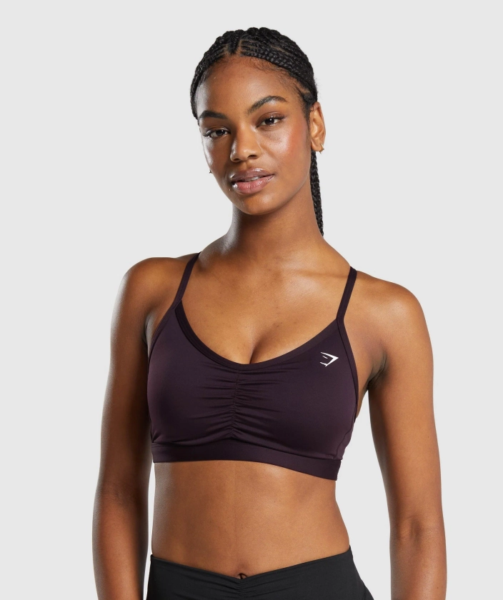 Ruched Sports Bra