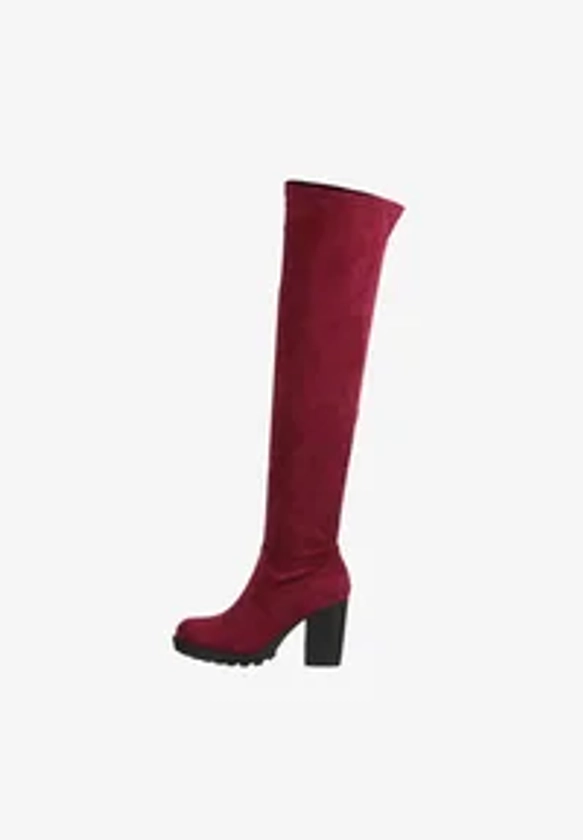 Over-the-knee boots - rot