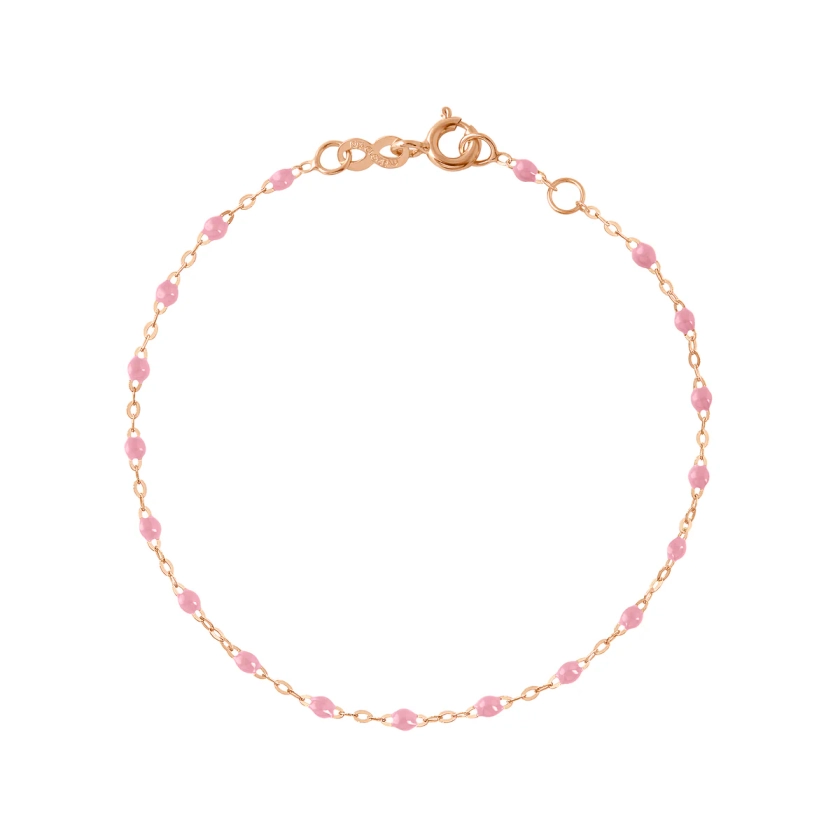 Classic Gigi Fuchsia bracelet, Rose Gold, 6.7