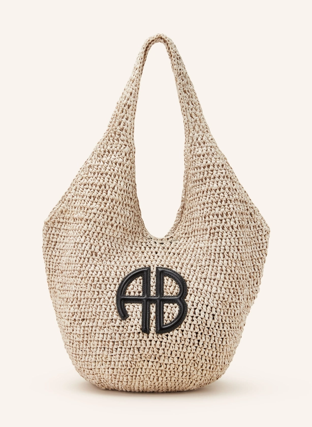 ANINE BING Hobo-Bag LEAH SMALL in beige