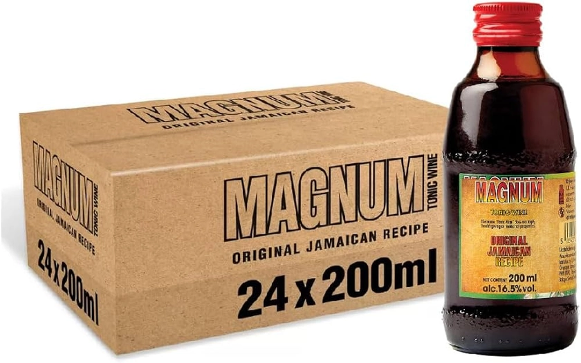 Magnum 20 cl, 16.5 Percent ABV - Jamaica Tonic Wine Case x 24