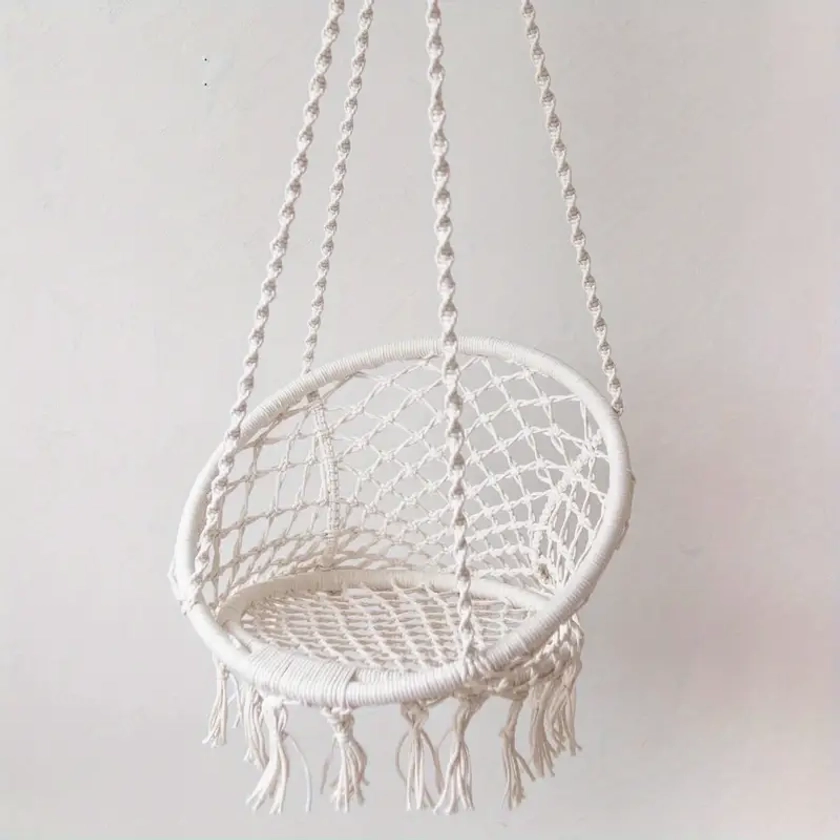 Dreamy Hanging Chair Photography Prop Furniture, Dream Catcher Prop, Boho Photography Prop