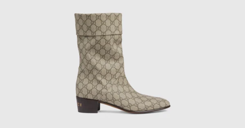 Gucci Men's GG heeled boot
