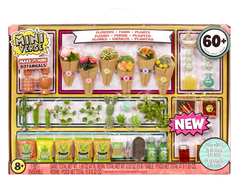 MGA's Miniverse Make It Mini Botanicals Mini Collectibles , Ages 8+