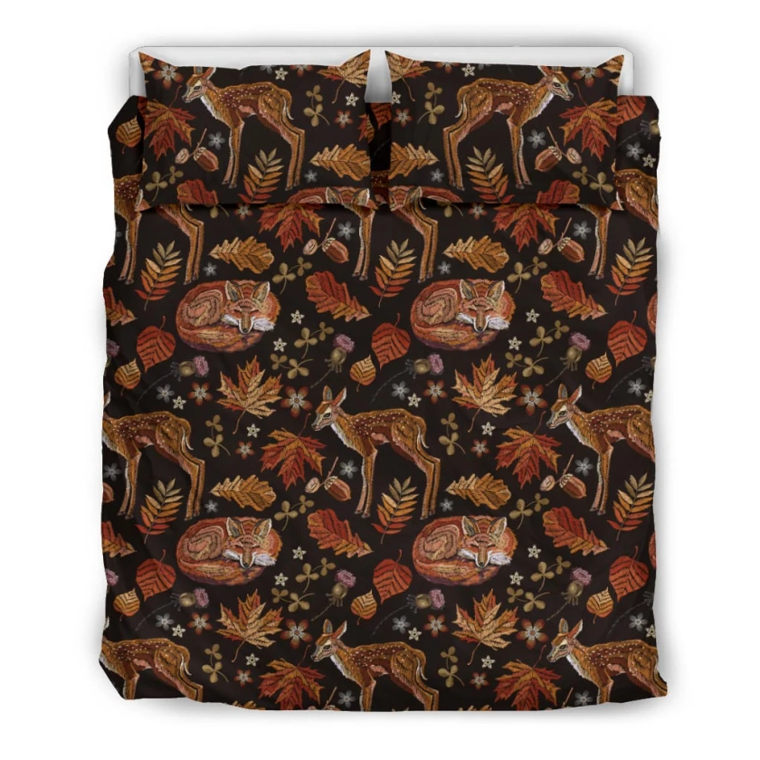 Quilt, Doona & Duvet Covers - Deers and Foxes | Raiana’s Vibes