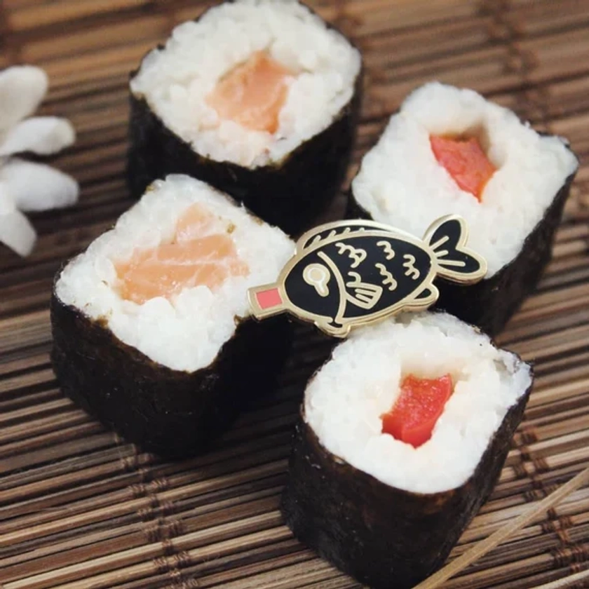 Sushi Soyfish Hard Enamel Pin Soyboy