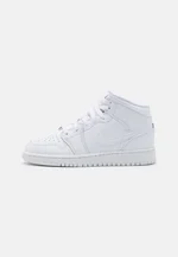 Jordan AIR 1 MID UNISEX - Chaussures de basket - white/blanc - ZALANDO.FR