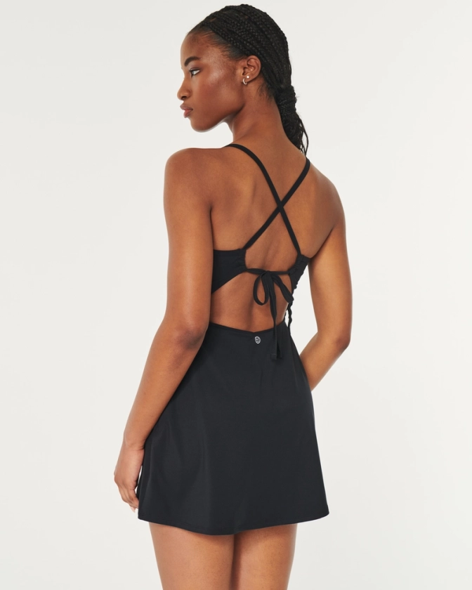 Women's Gilly Hicks Active Strappy Back A-Line Dress | Women's Dresses & Rompers | HollisterCo.com