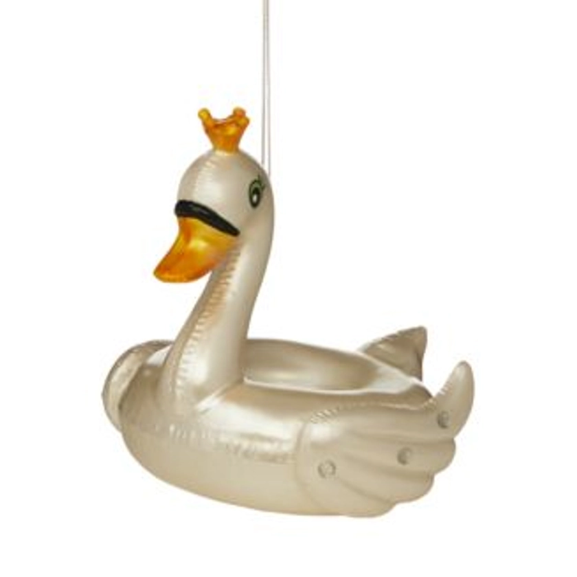 Bloomingdale's Glass Swan Pool Float Ornament - Exclusive | Bloomingdale's 