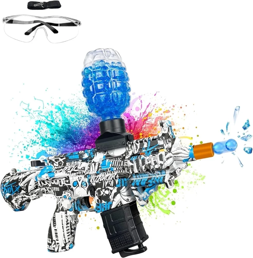 BELOXY Electric M416 Gel Blaster with 30000 Rounds Gel Blaster Dual Battery Gun with Automatic Fast Fire Rate for Kids (Style 04) : Amazon.in: Toys & Games