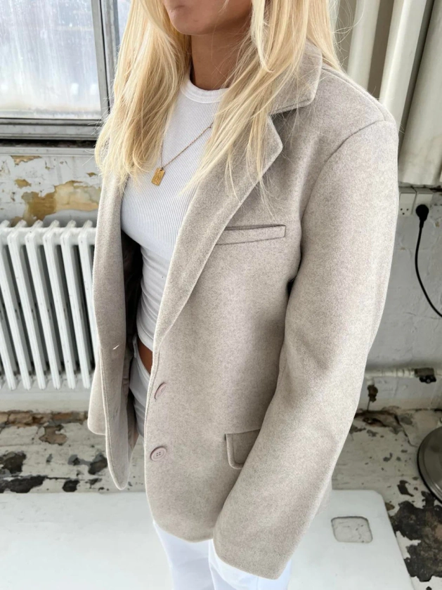 Mila blazer jacket - beige