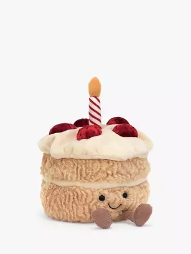 Jellycat Amuseable Birthday Cake Soft Toy, One Size, Multi