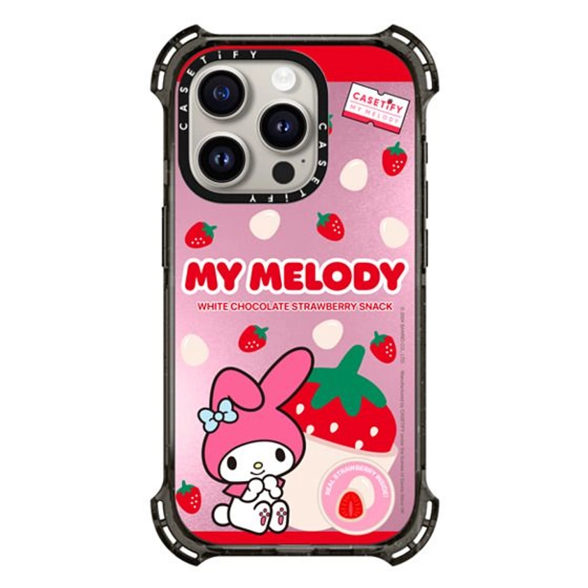 Coques Miroir - My Melody Strawberry Chocolate Case