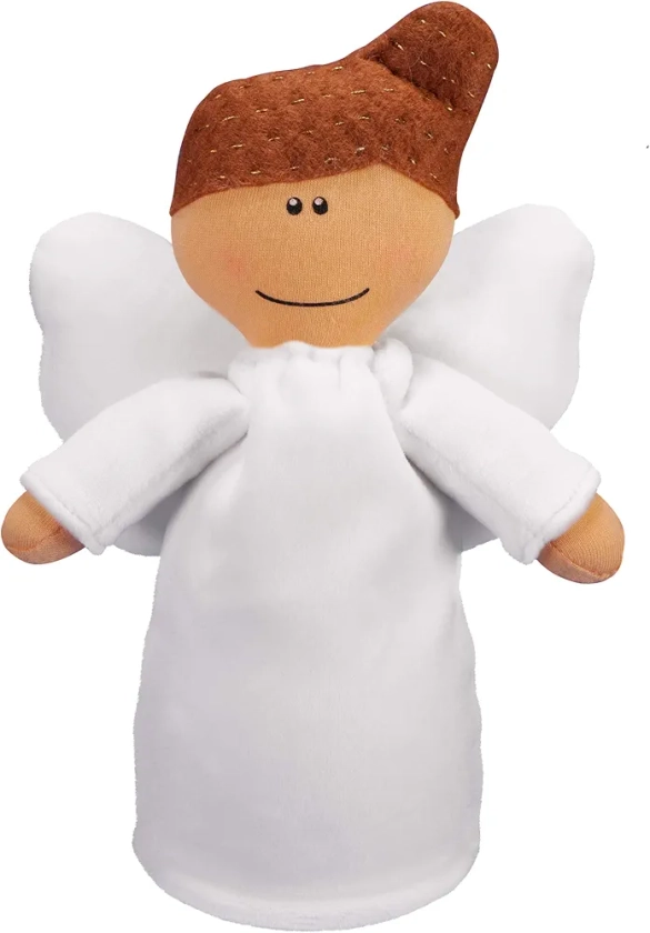 Angel Plush Doll - Baptism Gifts for Girls, Christening Gifts for Girls, Angel Stuffed Animal, Angel Dolls for Girls, Guardian Angel (Hope Version for Girls)