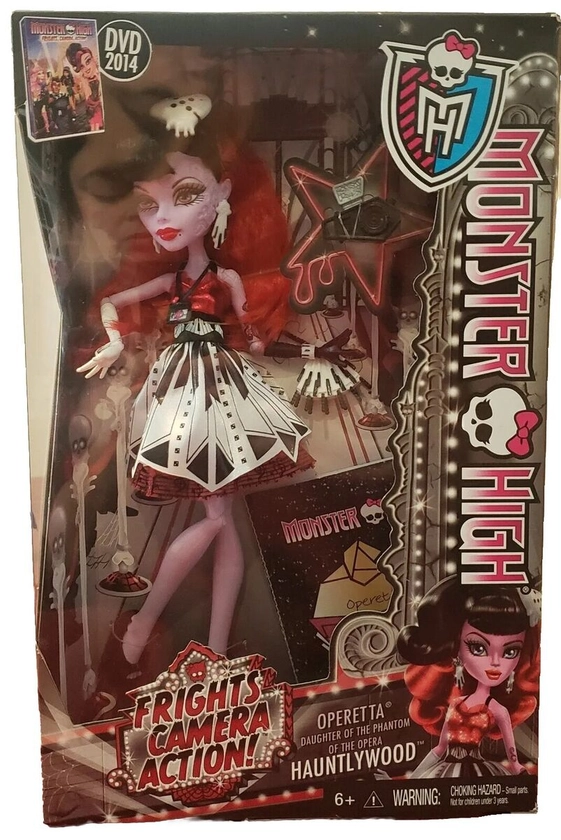 2013 Monster High Frights Camera Action Operetta Doll NIB