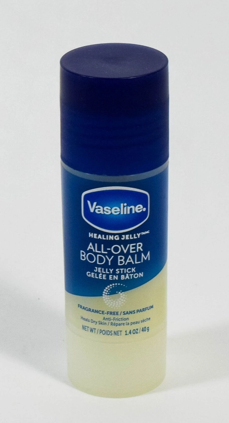 Vaseline ALL OVER BODY BALM healing Jelly STICK anti-friction FRAGRANCE FREE