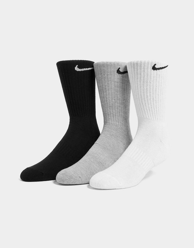 Multi Nike 3 Pack Cushioned Crew Socks | JD Sports UK 