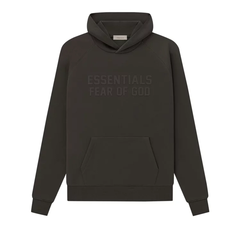 Buy Fear of God Essentials Hoodie 'Off Black' - 192BT222050F | GOAT UK