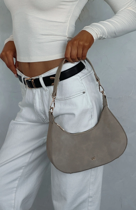 Sweet N Simple Suede Bag Sand