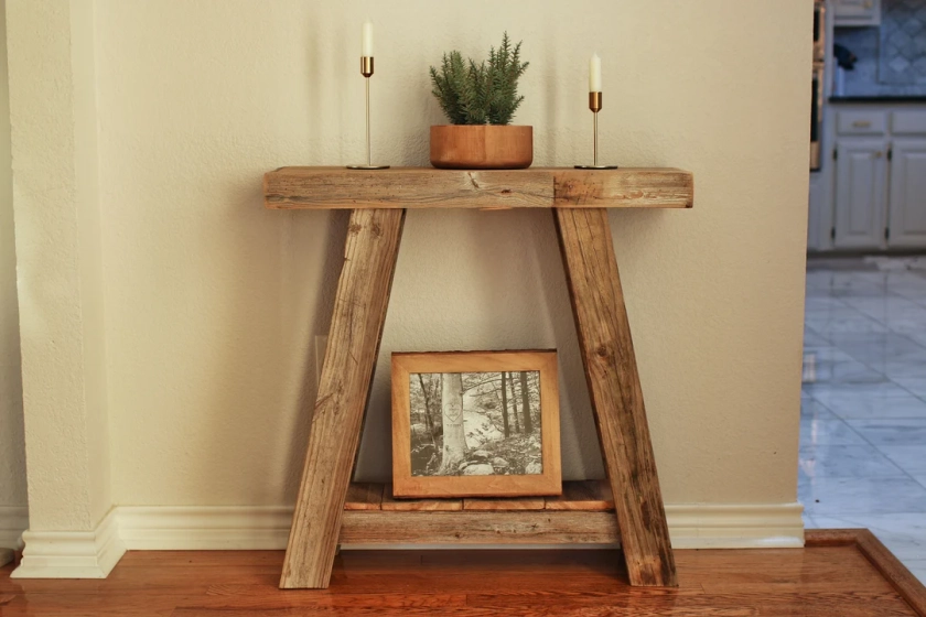 Aztec A-Frame 30x10x30 Console Table