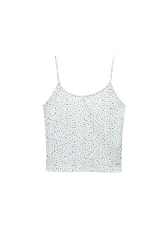 Top bretelles fleurs - pull&bear