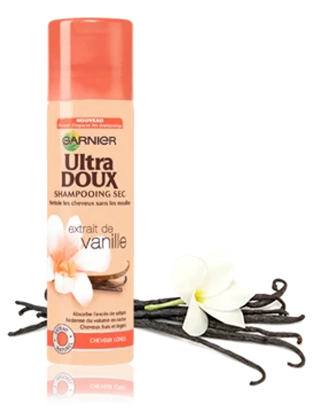 Ultra Doux, Shampooing sec purifiant à lextrait de vanille - Soin du cheveu - Garnier