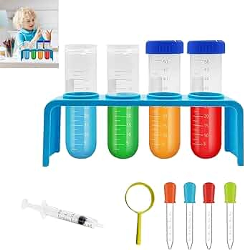 Potion Making Kit Children 11 PCS,Potions Kit for Kids with Test Tubes and Dropper Pipettes,Pipettes for Children Safe & Durable Educational Toys,Bath Potion Kit for Creative Scientific Experiments