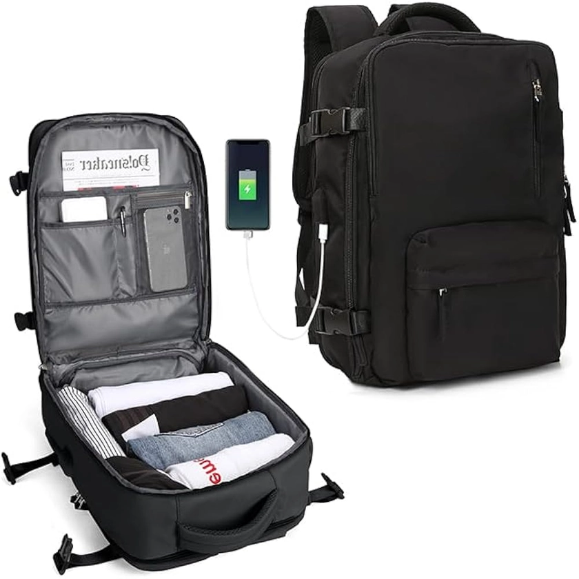 SZLX Borse da Cabina per Easyjet 45x36x20 Zaino da Viaggio Donna Ryanair 40x20x25 Bagaglio a Mano con porta usb zaino da viaggio aereo bagaglio a mano zaino per laptop Casual Daypack